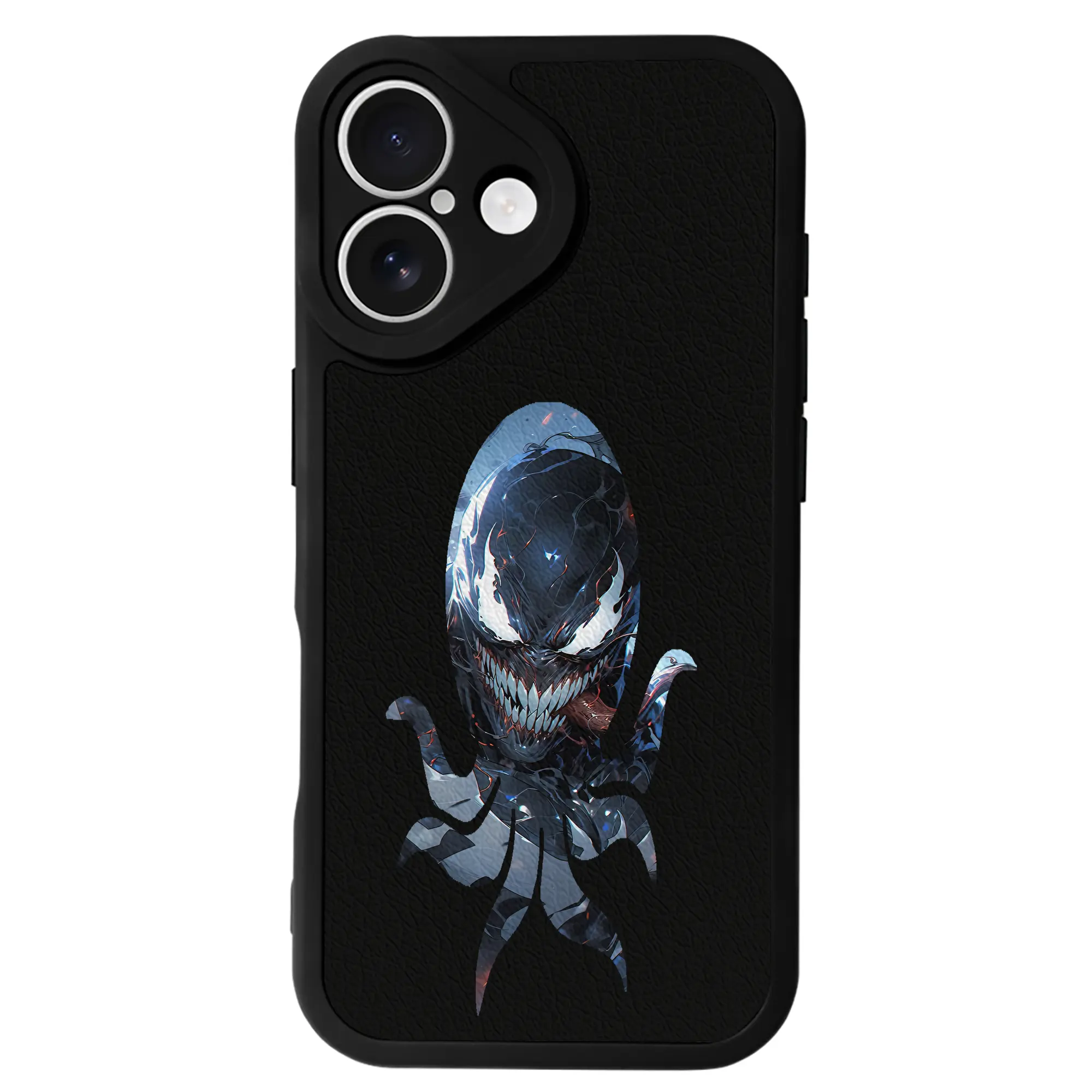 ヴェノム グッズ,ヴェノム - IPhone 16シリーズ対応 ・ シリコンスマホケース ・ レザー調 ・ 高精度フィット ・ 耐衝撃 ・ ワイヤレス充電対応 ・ 精密カット